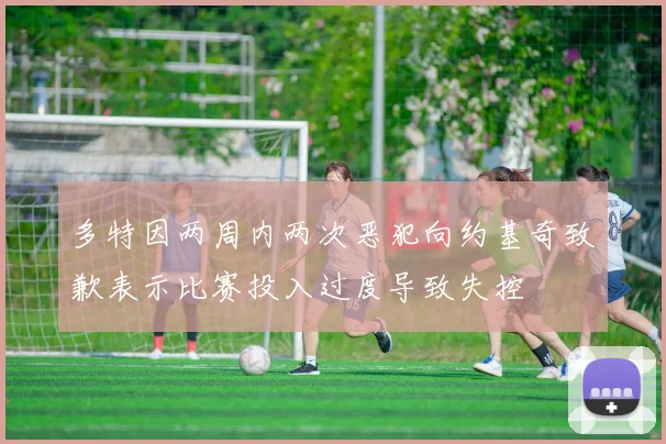 多特因两周内两次恶犯向约基奇致歉表示比赛投入过度导致失控